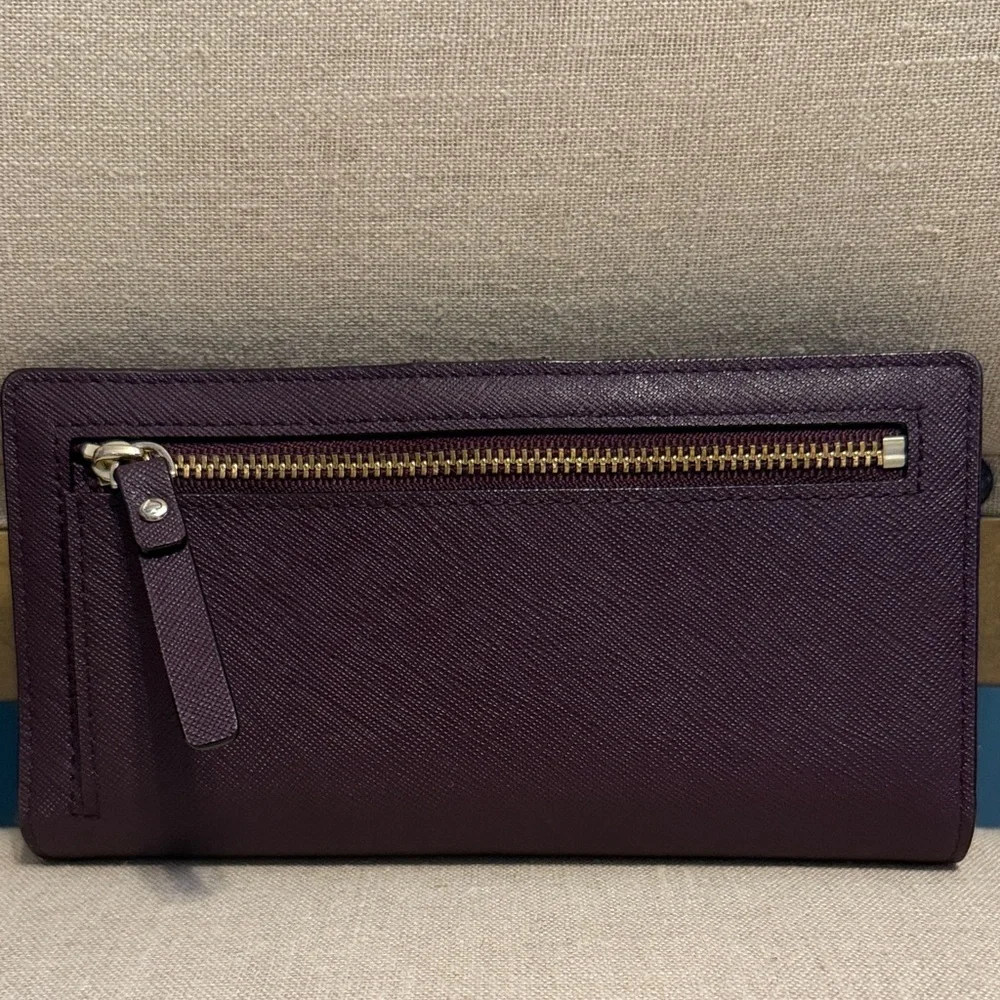 Kate Spade Aubergine (Eggplant) Women's Wallet